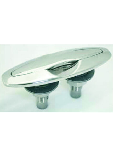 Talamex Narrow Flush Stainless Steel Cleat - 204 x 50mm