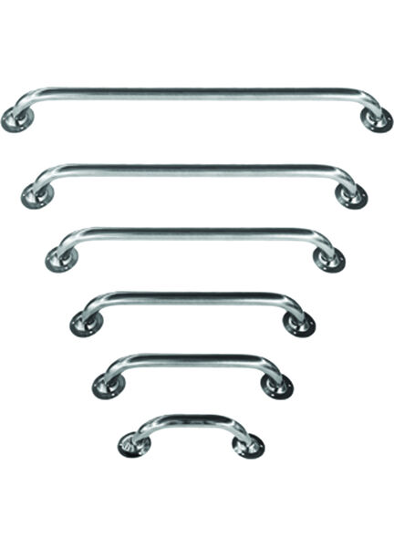 Talamex Stainless Steel Hand Rails With Bases (22 x 200mm)