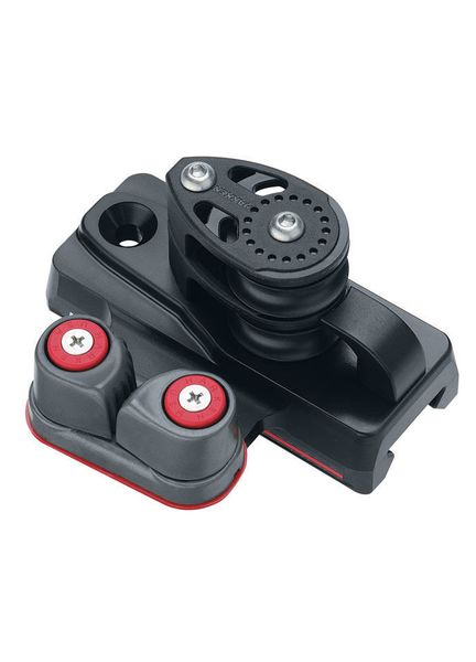 Harken 32 mm ESP End Control Double Sheave, Cam Cleat, Set of 2