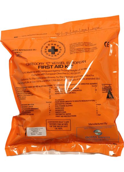 Ocean Safety Category C First Aid Kit Soft Pack