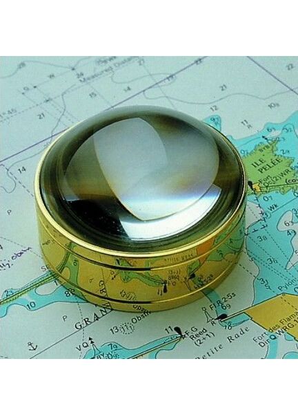 Nauticalia Brass Observatory Map Magnifier Dome