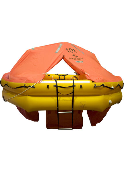 Ocean Safety UltraLite 10 Person Valise Liferaft
